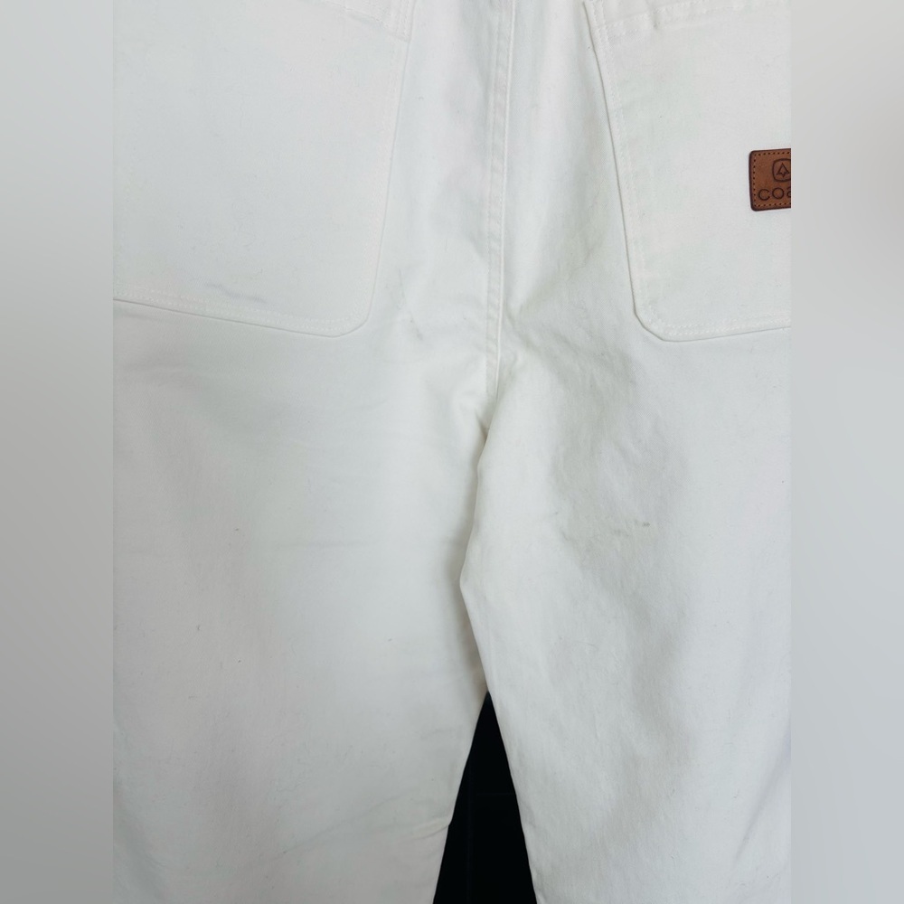 Coal White Denim Button Fly Jeans Size  3 - Picture 3 of 7